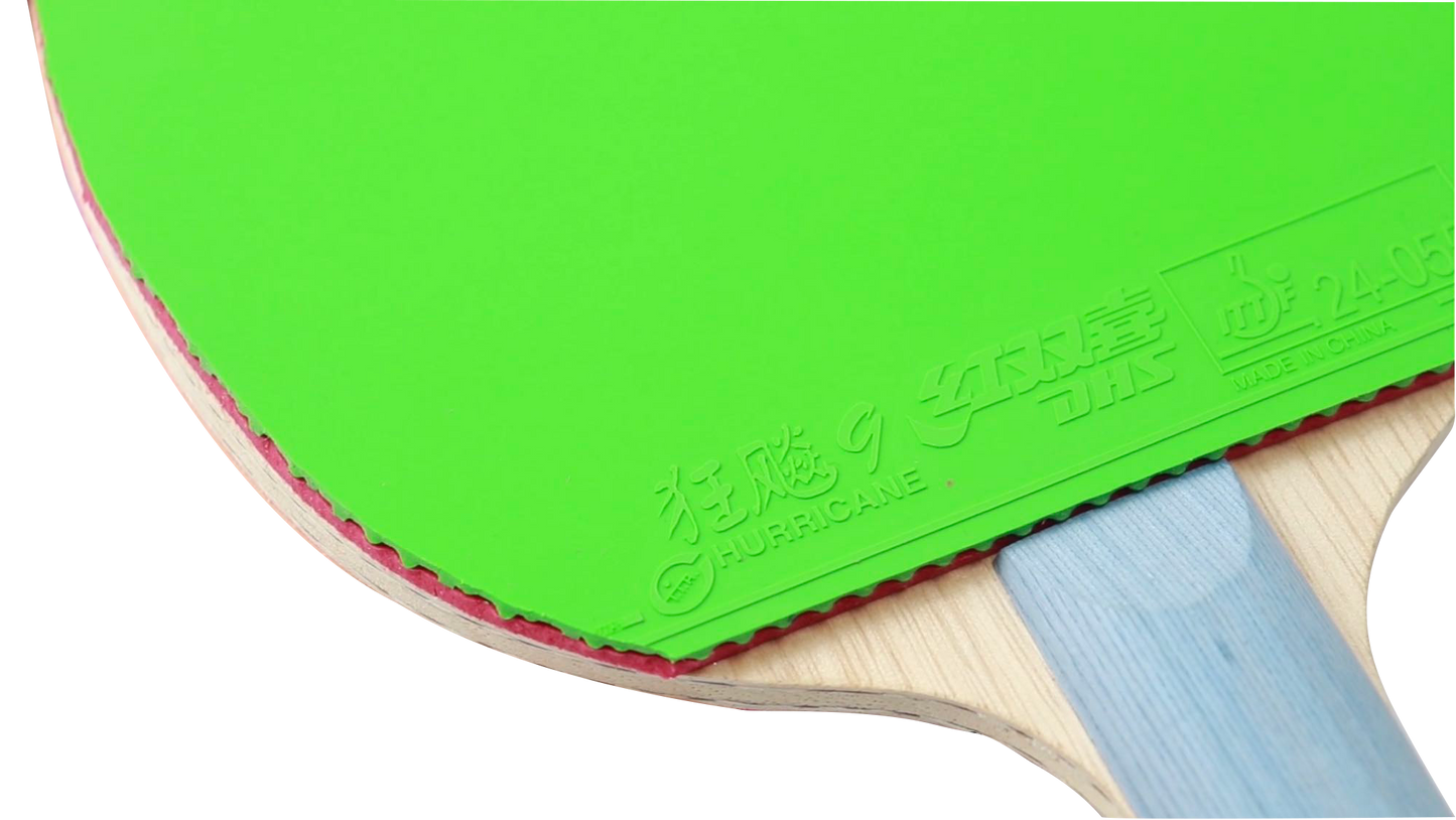 DHS Hurricane 9 2,15mm Soft 37 Belag Grün - DXDS029-7