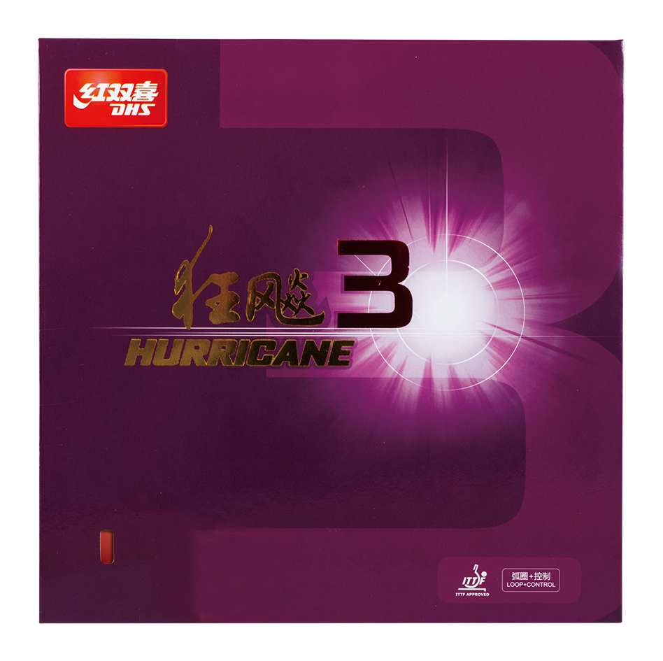 DHS Hurricane 3 Soft 38 Rubber Red 2.15 mm - DXDC017-4