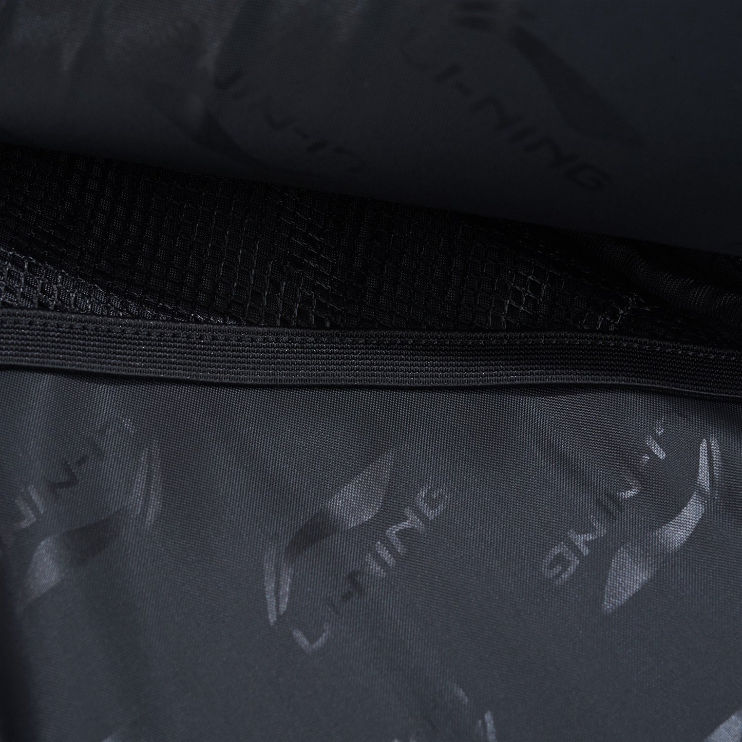 Table tennis cover/bag "Ping Pang" black-yellow - ABJT003-2