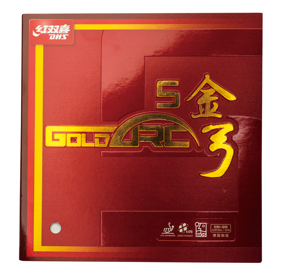 DHS GOLD ARC 5 47,5 (europäische härte) 1,9 rot - DXDM003-5