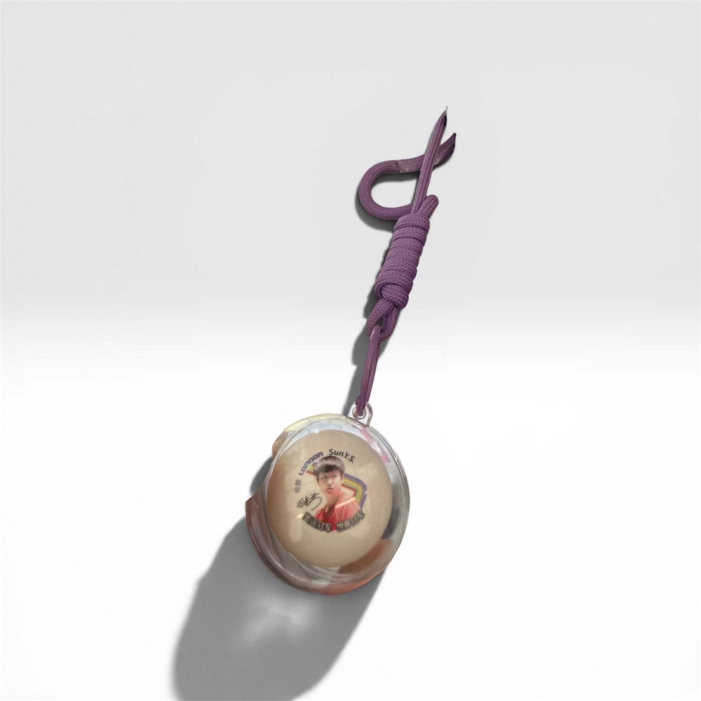 DHS Tischtenissball CELLFREE-DUAL mit Sun Yingsha's Portrait und Box - DDMV108-1