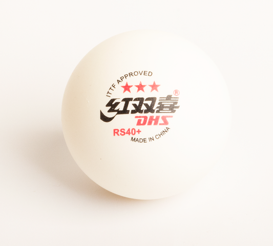 DHS Tischtennisball RS40+ 3-Sterne Weiß (10 Pack) - DXAV003-2