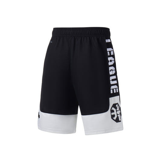 Unisex Basketball-Short "Anti-Warrior" Badfive BIG Black-White - AAPT045-1