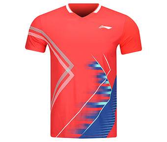 Men Competition Shirt Shuttle - red - AAYV051-5