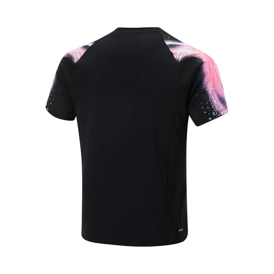 Tabletennis Unisex Star Flow Competetion T-shirt 2025 black AAYV096-1