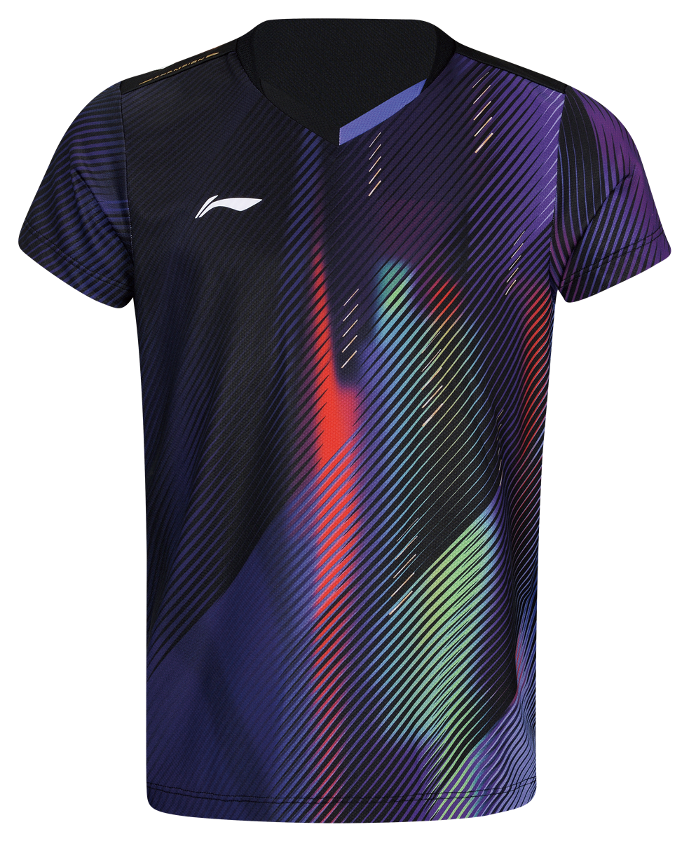 Tabletennis Kids National-Team 2026 Competitionshirt - black - AAYW092-1