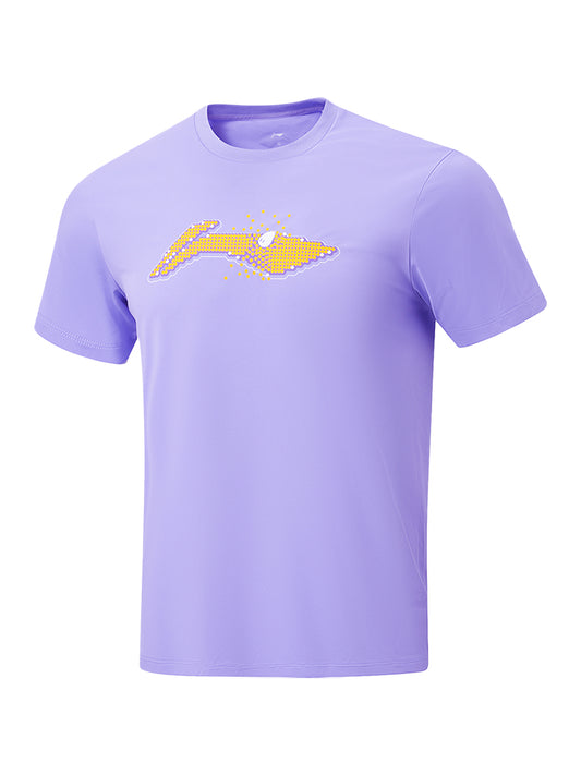 Sport ''Logo Pixel'' T-Shirt Purple - AHSW069-3