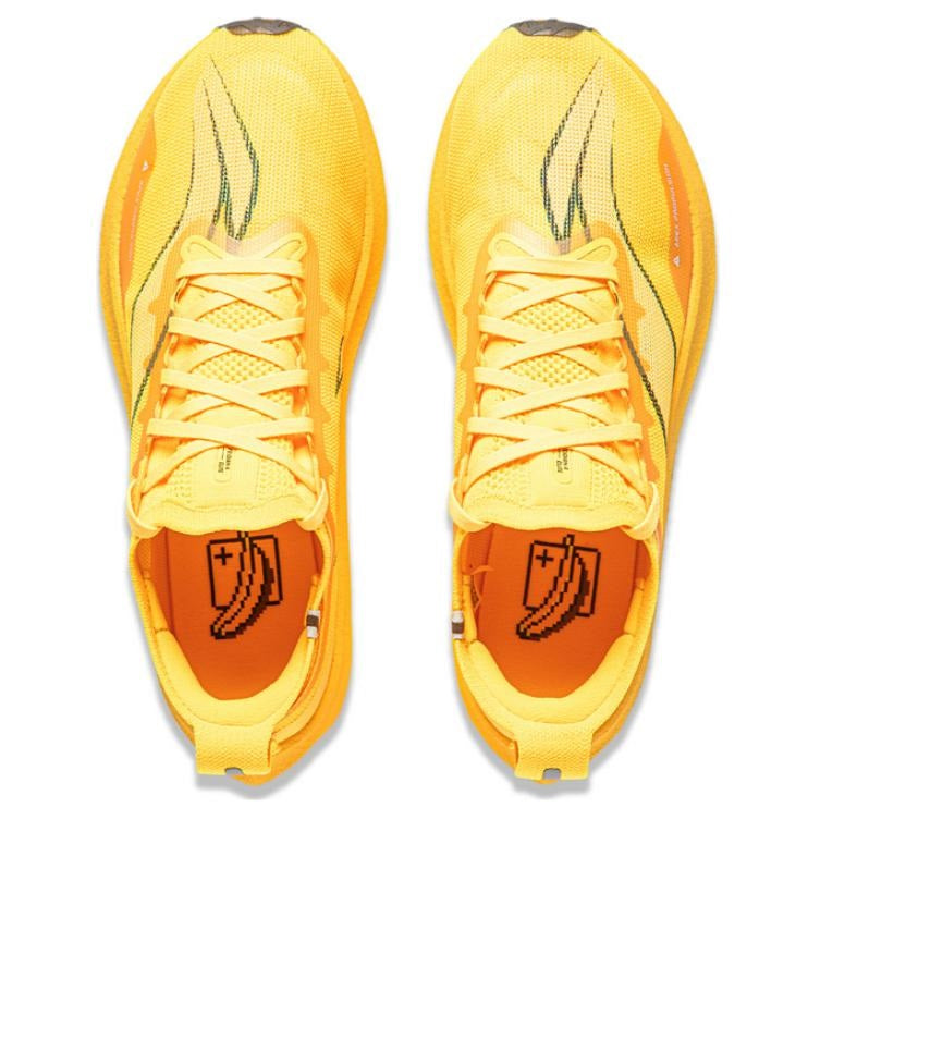 Unisex competition running shoe Feidian 4 Elite - neon-yellow - ARMU007-20
