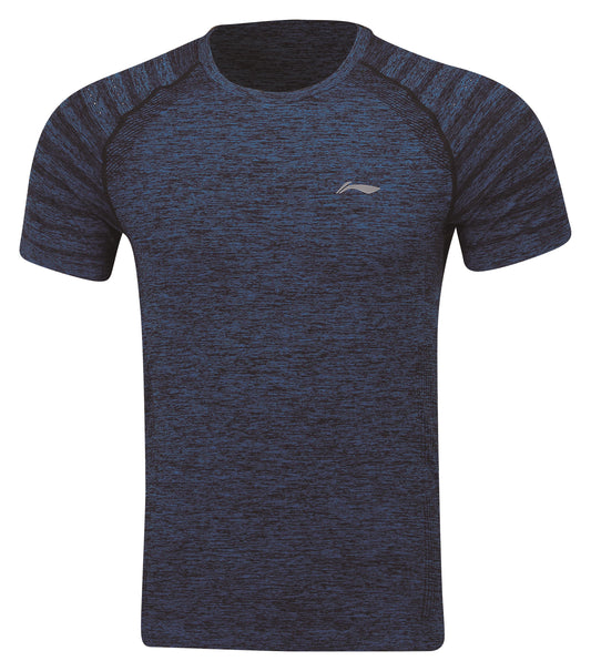 Unisex sports shirt seamless double pack dark blue - ATSP145-3