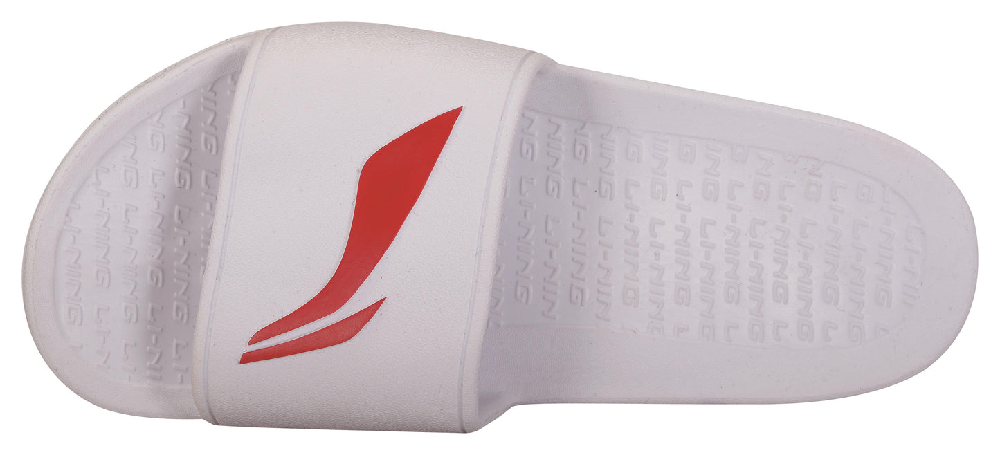 Badeschuh Pantolette weiß/rot - AYCS003-2