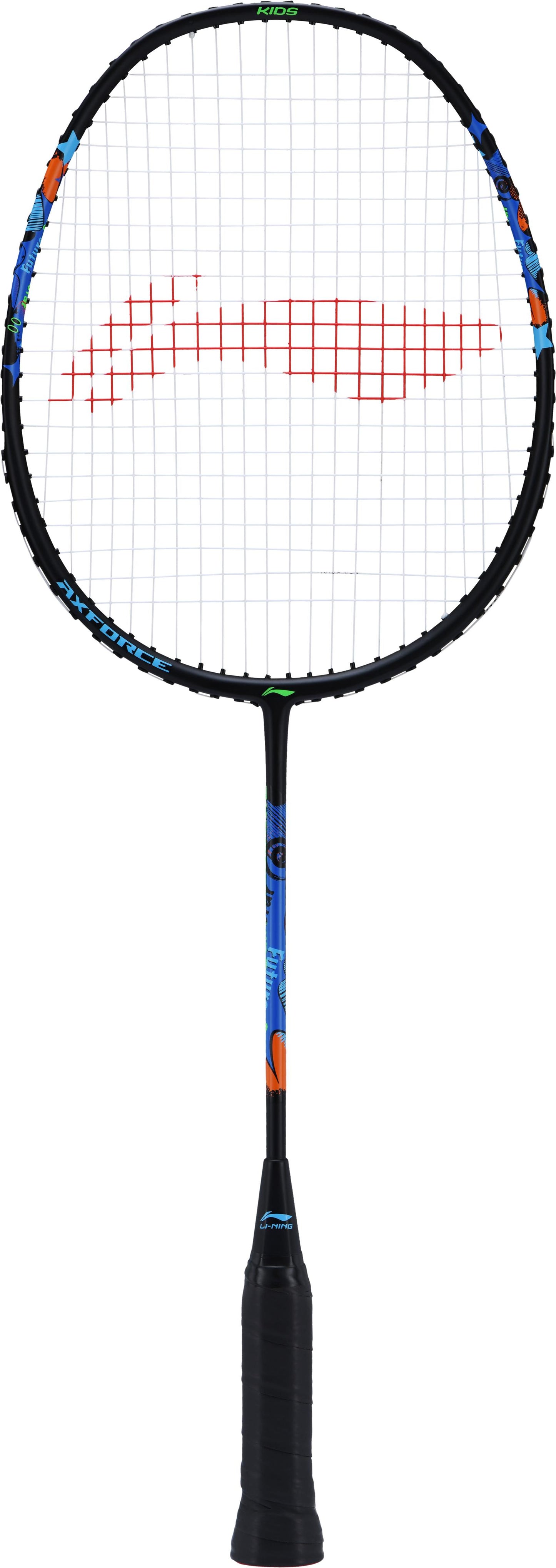 Badmintonschläger AXFORCE KIDS strung black - AYPS089-1