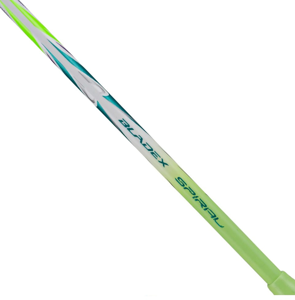 Badmintonracket BladeX Spiral (4U) - green - unstrung - AYPV013-4