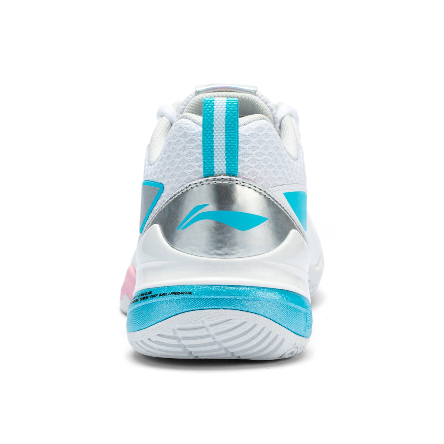 Unisex Badmintonschuh ''Blade II Pro'' - weiß/pink/hellblau - AYZV001-2
