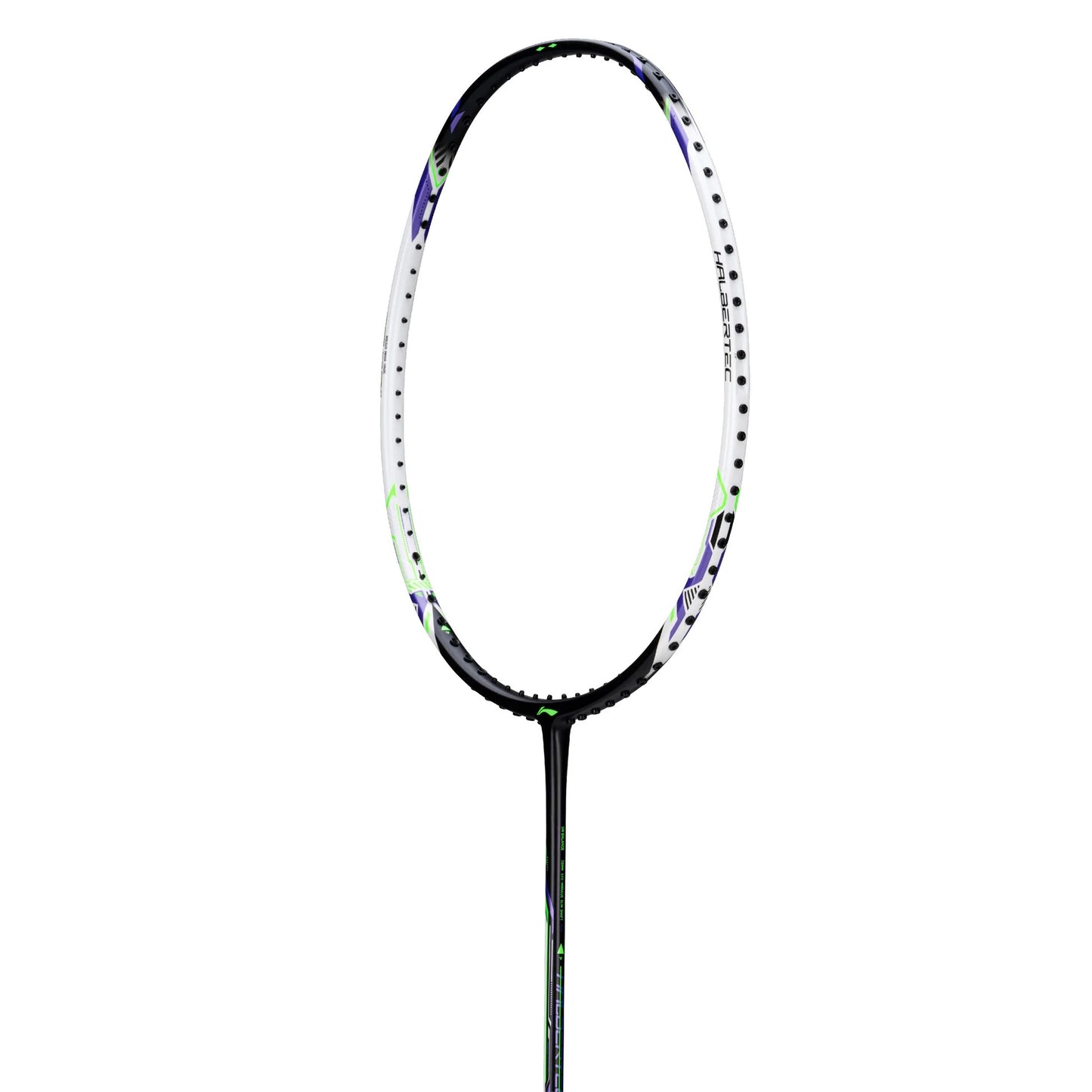 Badmintonschläger HalberTec Motor (4U) schwarz/weiß - unbespannt - AYPU073-4