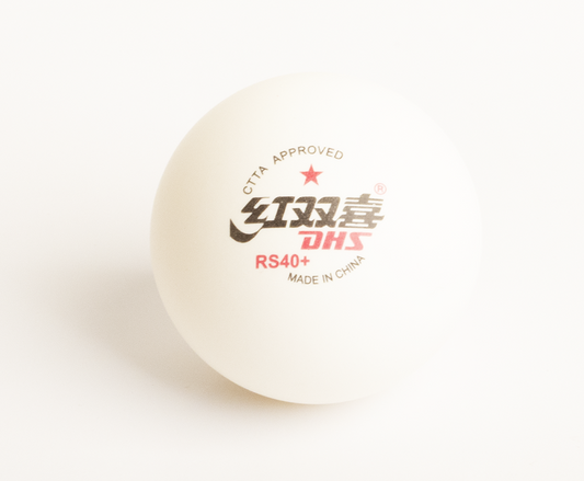 DHS Tabletennisball RS40+ 1-Star white (10 Pack) - DXAV005-2