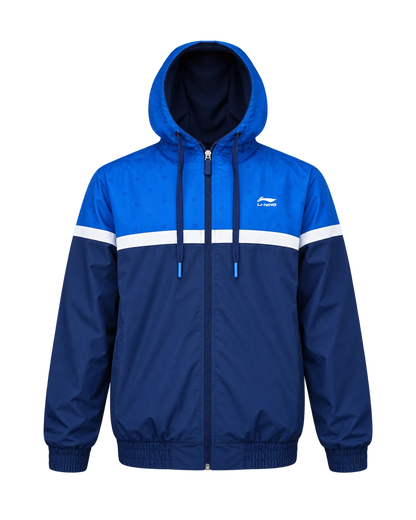 Li-Ning Unisex Kapuzenjacke blau - AYYG219-1