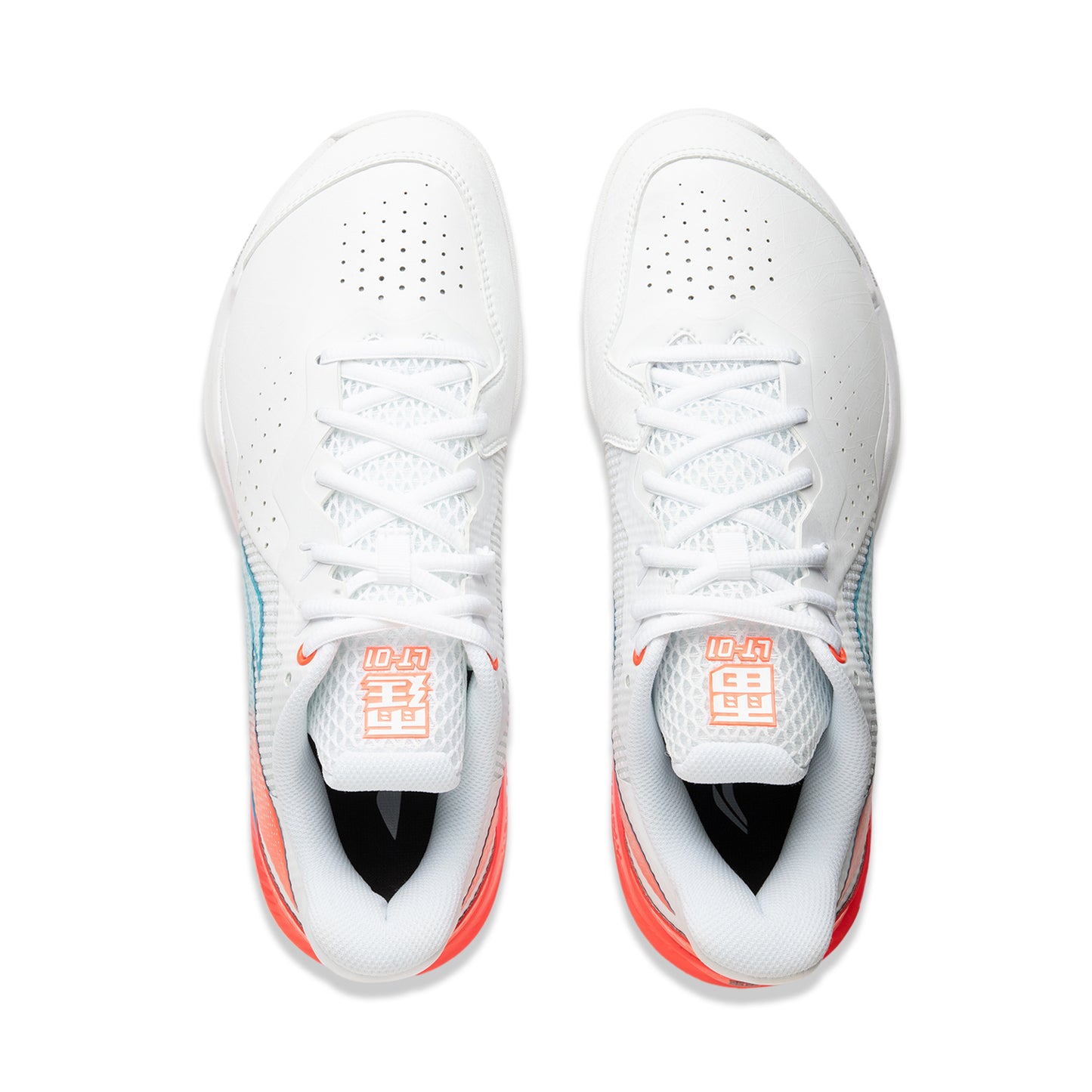 Unisex Badmintonschuh Donner 2 - weiß/rot - AYZU015-2