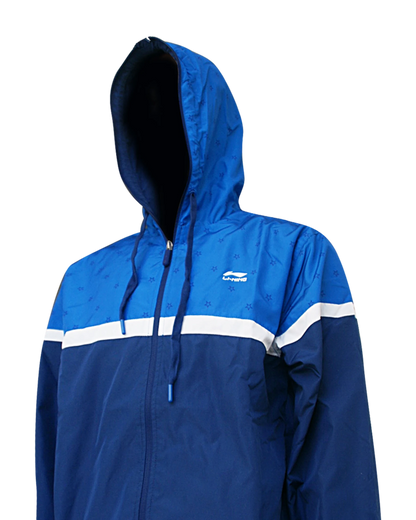 Li-Ning Unisex Kapuzenjacke blau - AYYG219-1