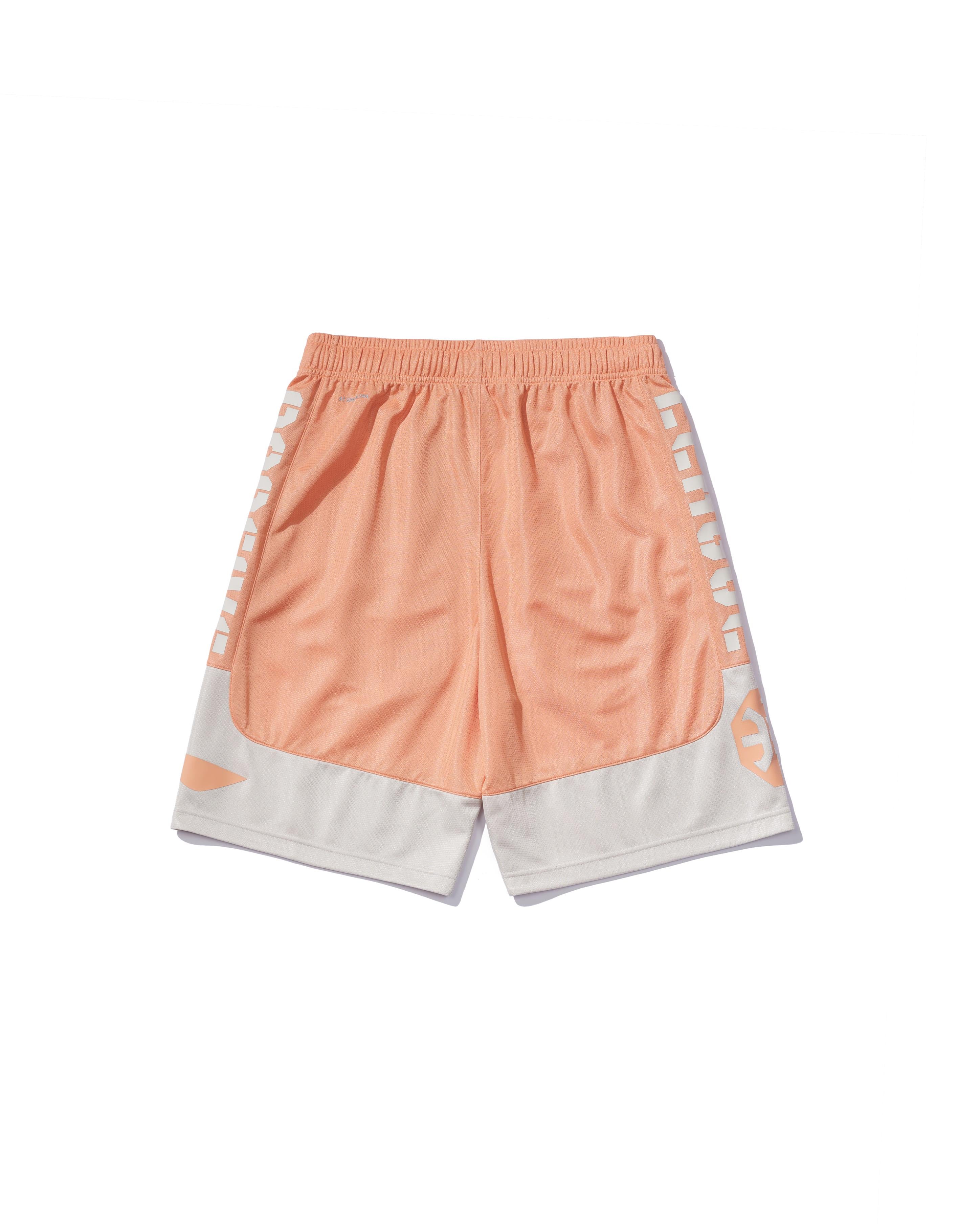 Unisex Basketball-Short "Anti-Warrior" Badfive BIG Orange-Grau - AAPT045-6