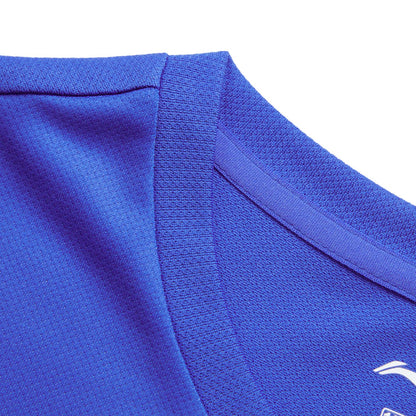 Tischtennis Kinder Set (Shirt und Short) Power Line blau/schwarz - AATU048-1