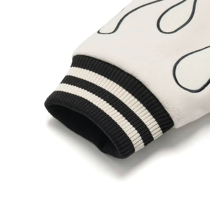 Unisex Skateboard Casual Windbreaker "LN FIRE" schwarz/grau - AFDT697-2