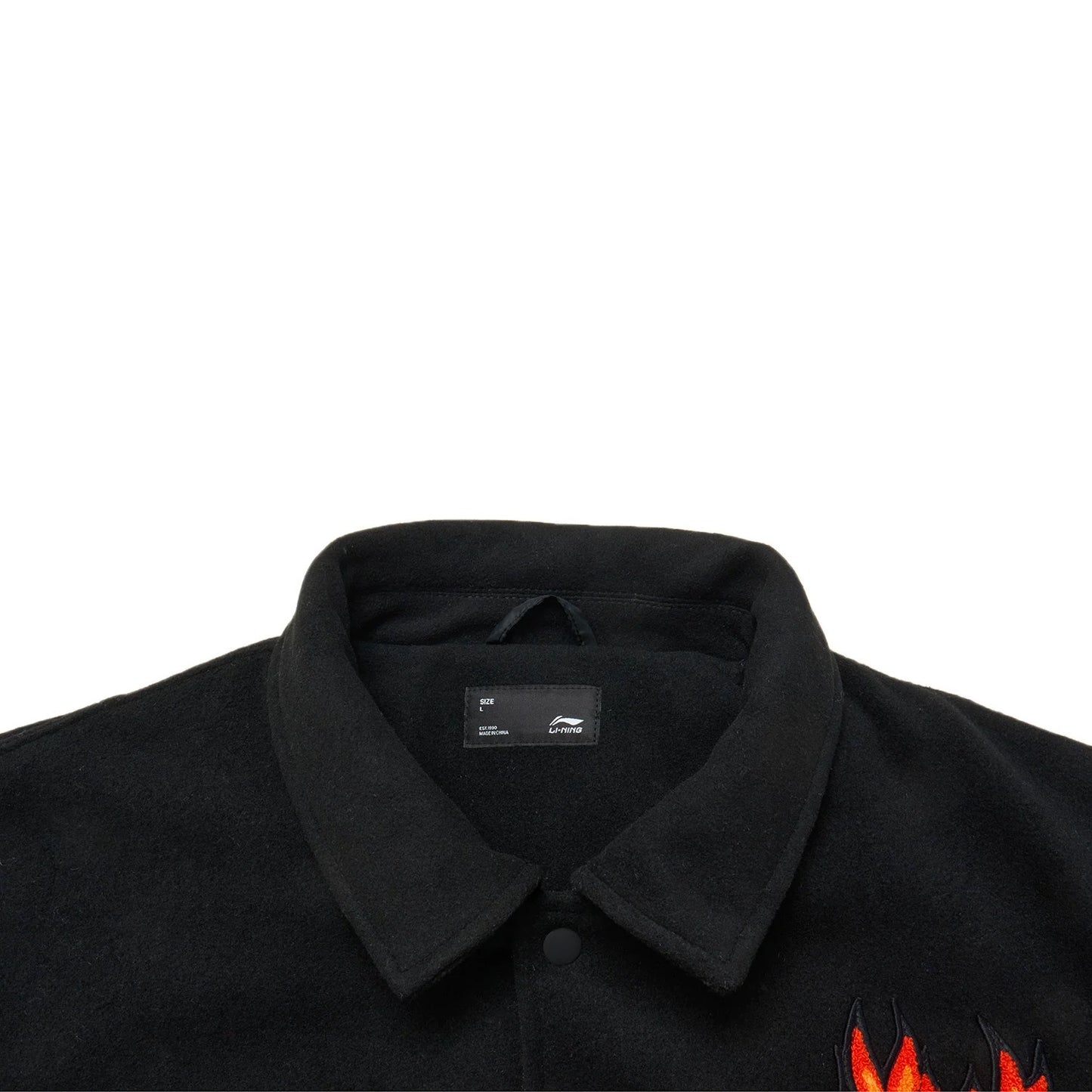 Unisex Skateboard Casual Windbreaker "LN FIRE" schwarz/grau - AFDT697-2