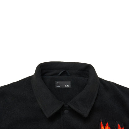 Unisex Skateboard Casual Windbreaker "LN FIRE" schwarz/grau - AFDT697-2