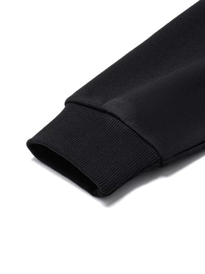 Unisex Skateboard Casual Sweater "LN FIRE" schwarz - AWDT949-1