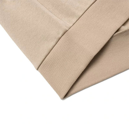 Unisex Skateboard Casual Sweater "LN FIRE" beige - AWDT949-4