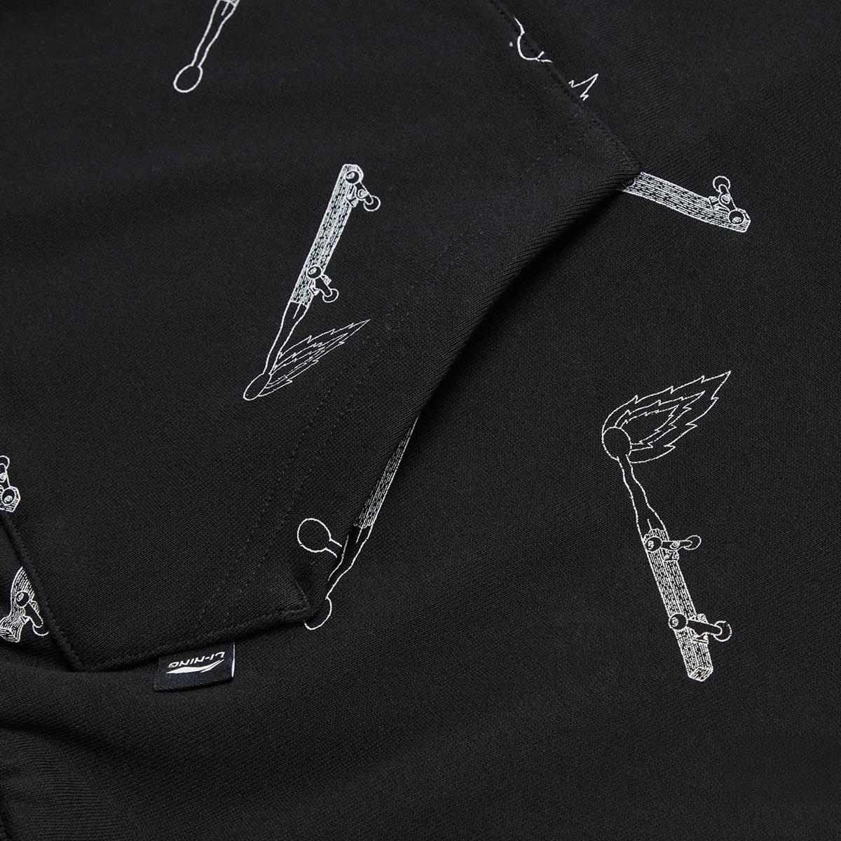 Unisex Skateboard Casual Hoody "Boards" black - AWDT955-1