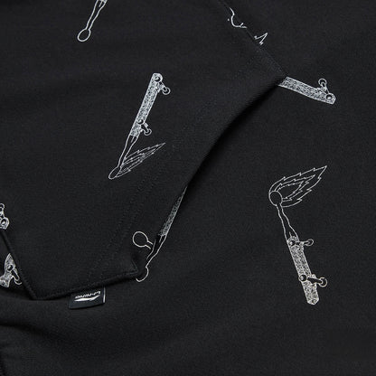 Unisex Skateboard Casual Hoody "Boards" schwarz - AWDT955-1