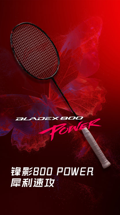 Badmintonschläger BladeX 800 Power (4U) unbespannt - AYPW005-4