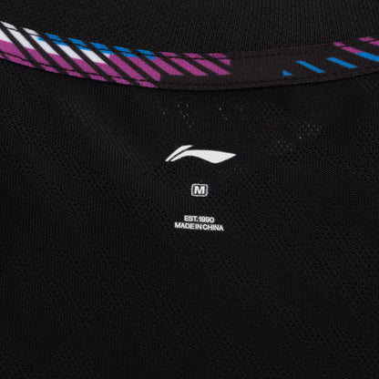 Herren Sportshirt Swing "International Players"  Black - AAYV031-1