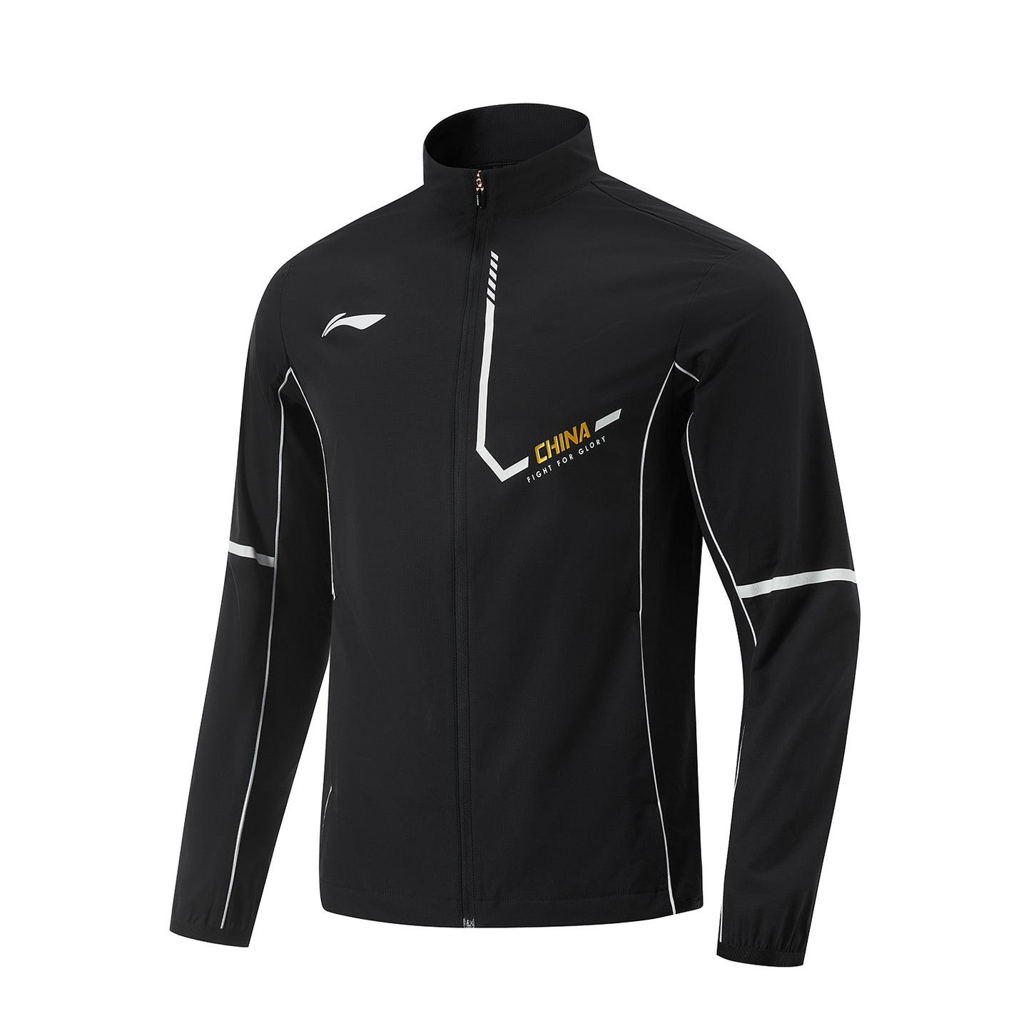 Herren China National Team Trainingsjacke 2025 schwarz - AYYV011-1