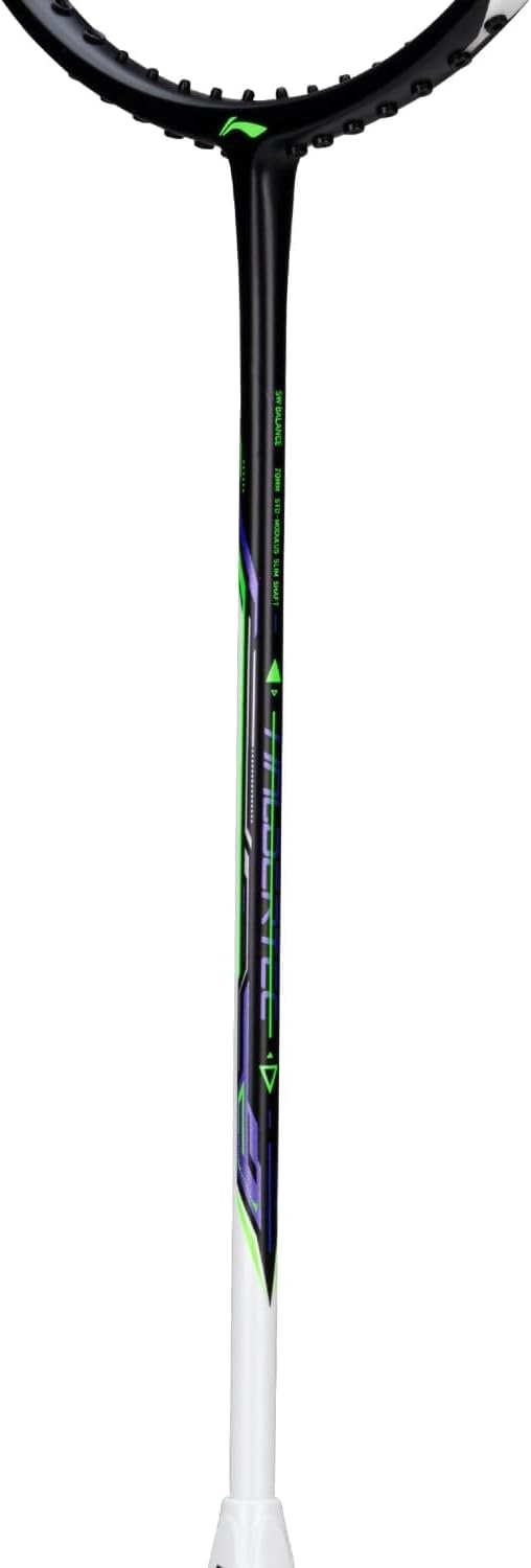 Badmintonschläger HalberTec Motor (4U) schwarz/weiß - unbespannt  - AYPU073-4