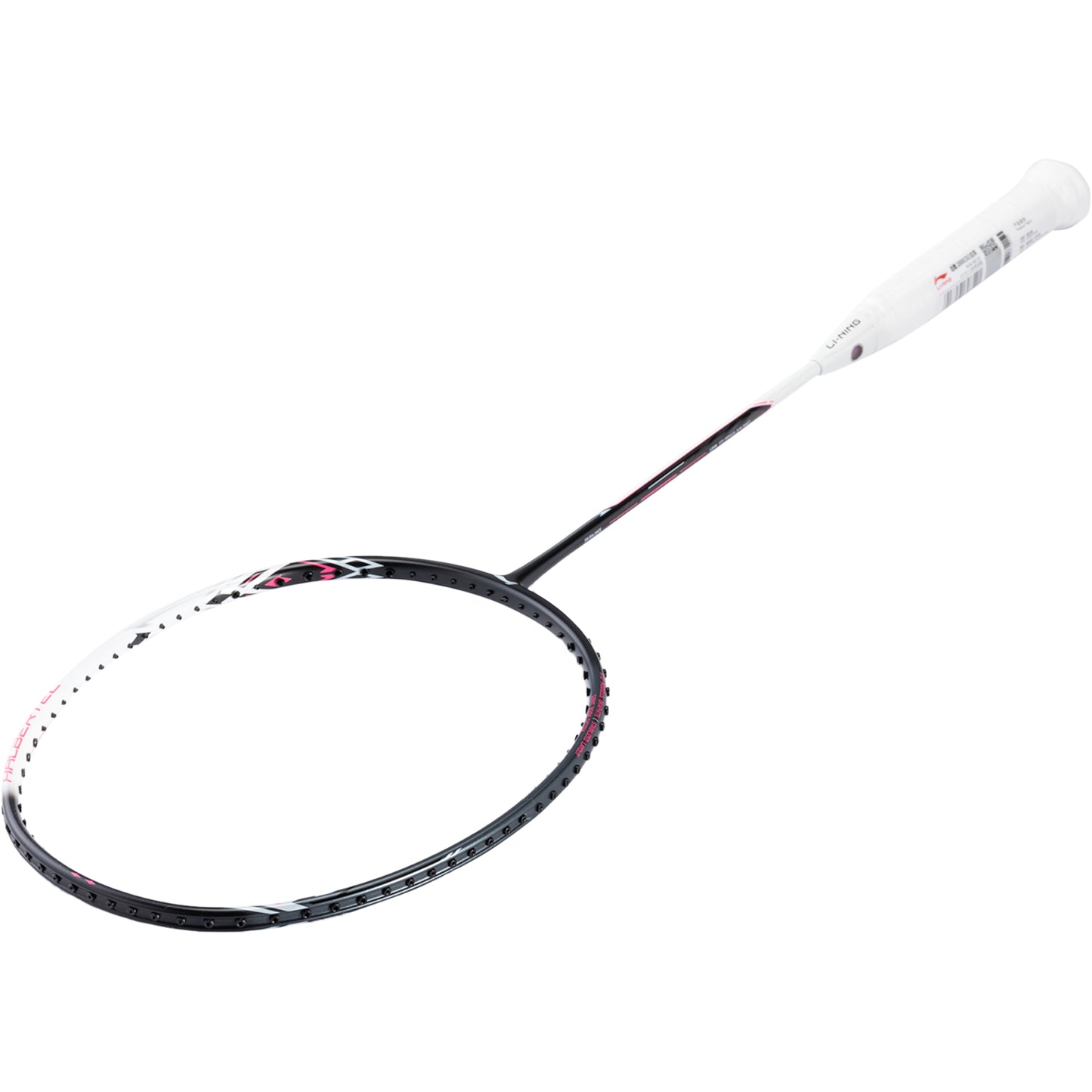 Badmintonracket HalberTec 2000 (4U) white/black - strung  - AYPT377-40