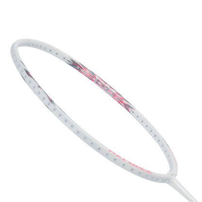 Badmintonschläger AXFORCE BIGBANG (4U) weiß/pink - unbespannt - AYPU051-4