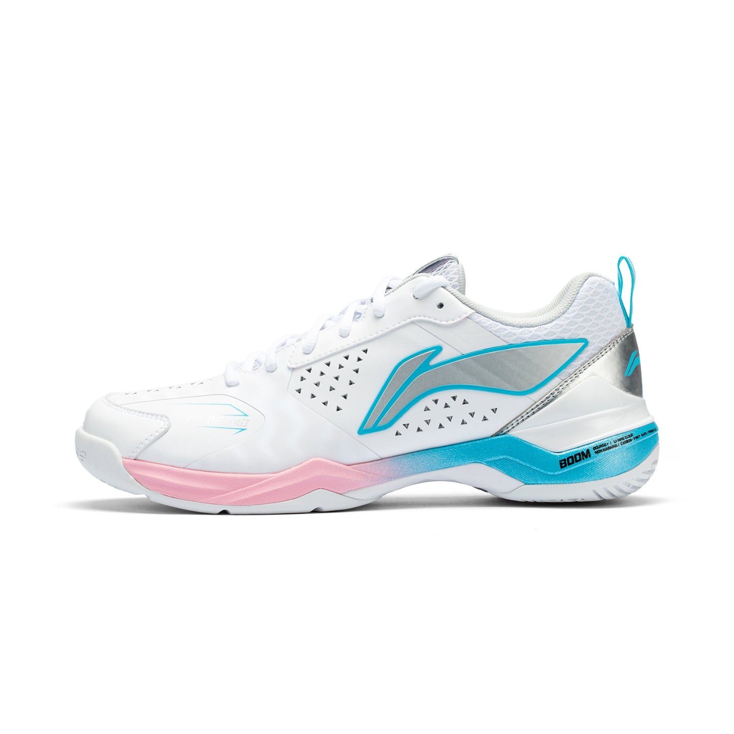 Unisex Badmintonschuh ''Blade II Pro'' - weiß/pink/hellblau - AYZV001-2