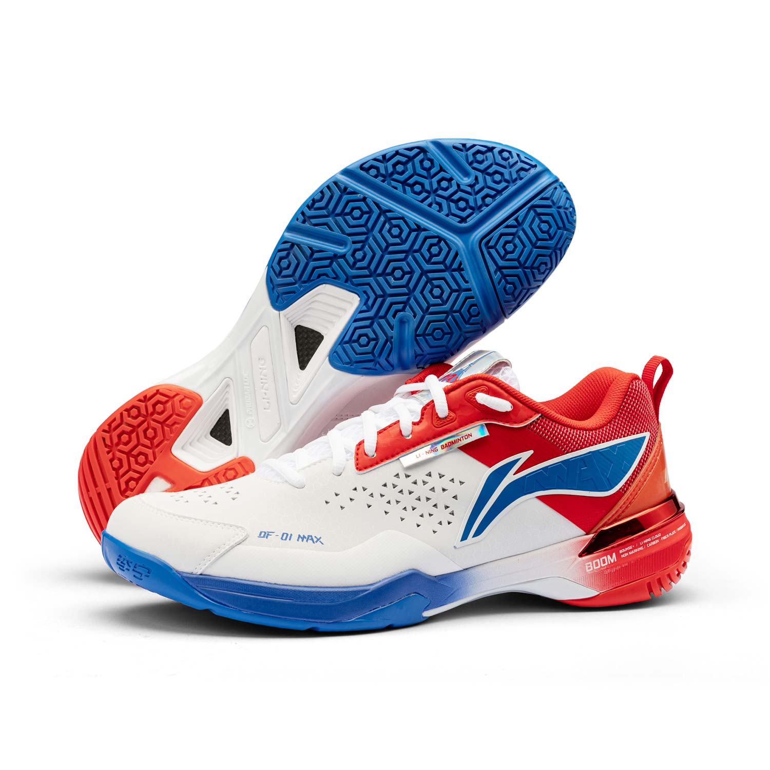 Unisex Badmintonschuh "Blade Max City Edition" weiß-rot-blau - AYAU005-1
