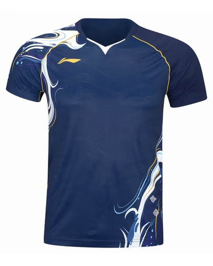 Herren Sportshirt "China Youth Team" Koi - blau - AAYU229-4