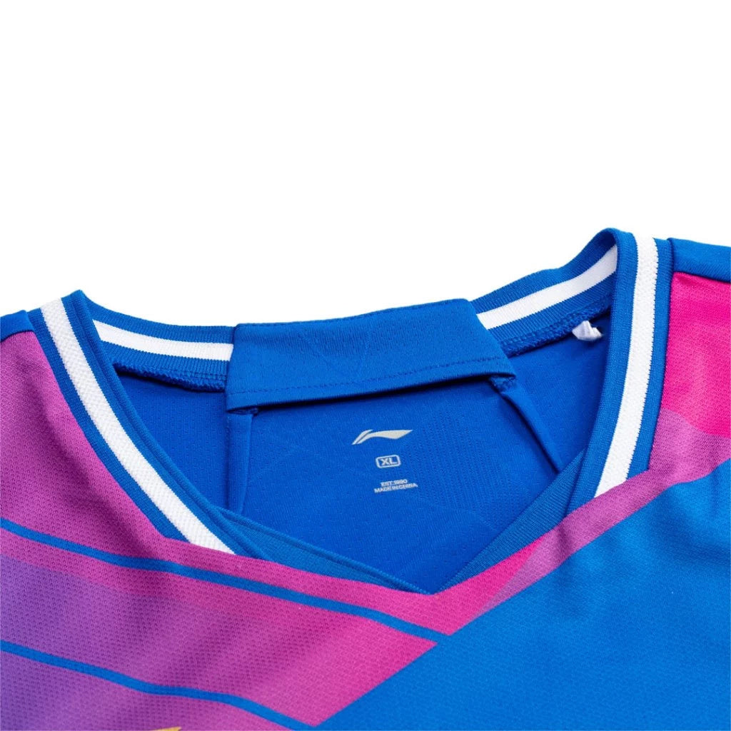 Damen Sportshirt "International Players" Arena - blau - AAYU228-3
