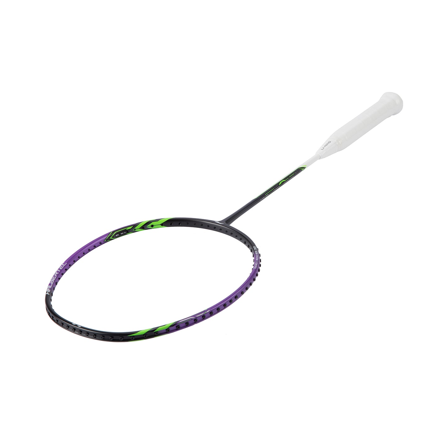 Badmintonschläger HalberTec 1000 (5U) schwarz/lila - bespannt  - AYPV021-50