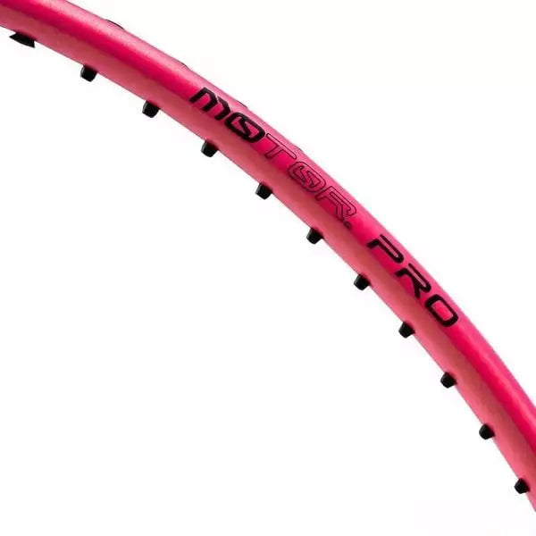 Badmintonschläger HalberTec Motor Pro (4U) schwarz/pink - unbespannt  - AYPV043-4
