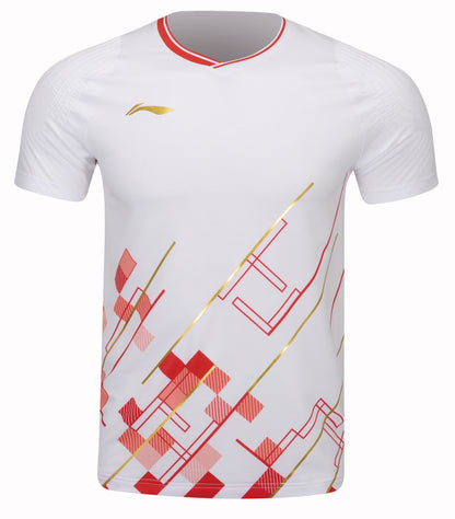 Men's sports shirt "China Youth Team" Ltd. white - AAYT015-1