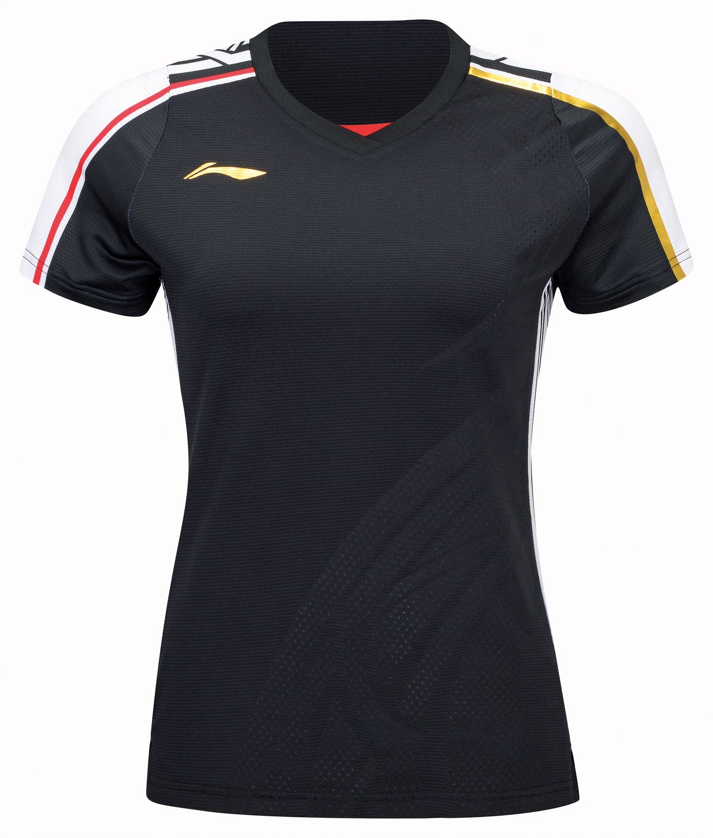 Women's sports shirt "International Stars" black/white - AAYT074-3
