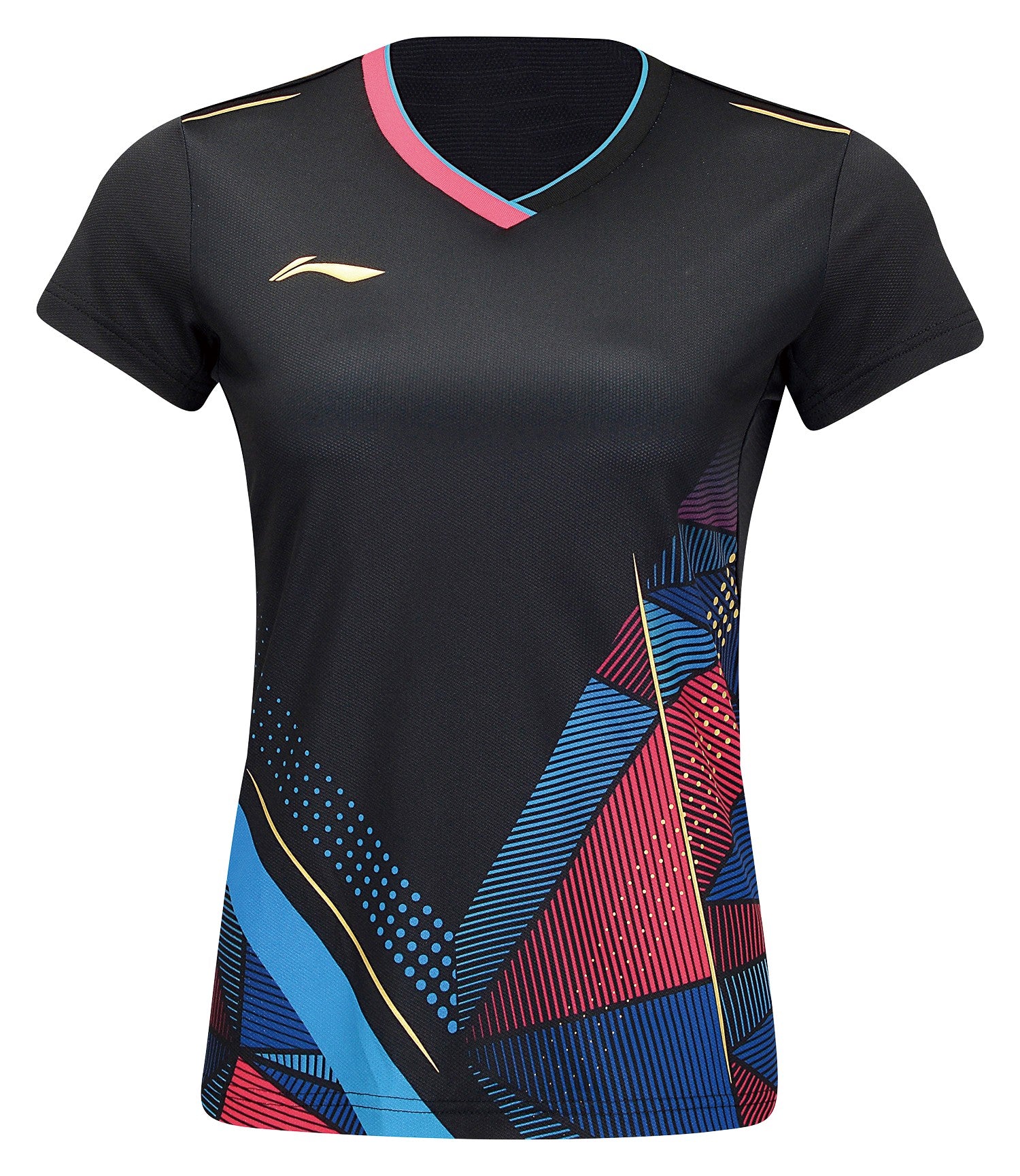 Damen Wettkampfshirt "International Teams WIND" - schwarz - AAYU128-1