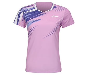 Women's competition shirt "National Teams" Lines - light purple - AAYV048-4
