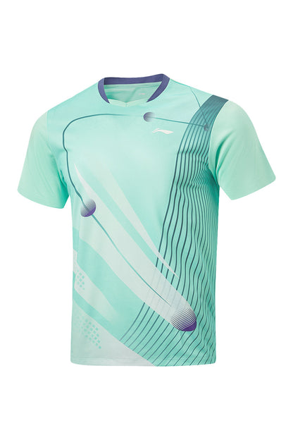 Tischtennis Unisex Zone Wettkampftrikot - türkis - AAYW013-2