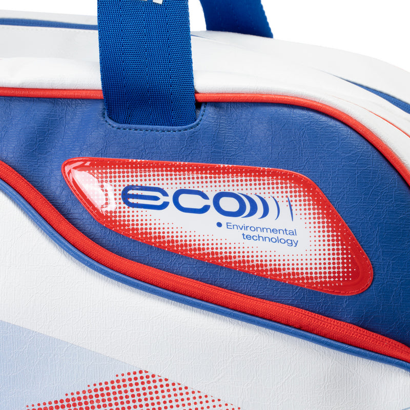 Sporttasche "Int. Teams Hexagon" weiß/dunkelblau/rot - ABJU013-4