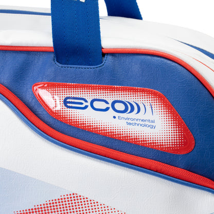 Sporttasche "Int. Teams Hexagon" weiß/dunkelblau/rot - ABJU013-4